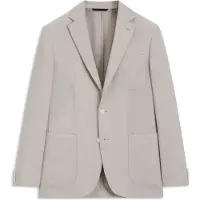 BOSS Slim fit blazer i mikromønstret ny uld