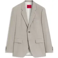 HUGO Modern fit jakkesætsjakke i twill med stræk