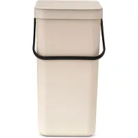Brabantia Affaldsspand Sort & Go 16L Soft Beige