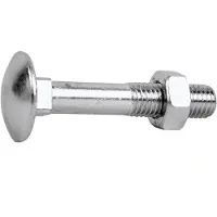 Cofan Din-603/934 M12x280 Mm Bræddebolt Med Møtrik 10 Enheder