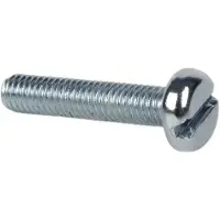 Cofan Din 85 C-6 M5x40 Mm Maskinskrue Med Kærv Og Panhoved 200 Enheder
