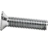 Cofan Din-963 C-6 M10x45 Mm Bolt Med Lige Kærv Og Undersænket Hoved 100 Enheder