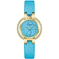 Bulova Dameur 97R104 Rubaiyat Blå/Læder Ø31 mm