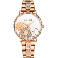 So & Co New York Dameur 5526.3 Madison Hvid/Rosaguldtonet stål