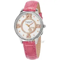 Stührling Original Dameur 760.03 Vogue Chic Hvid/Læder Ø36 mm