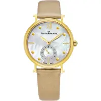 Alexander Dameur A201-02 Monarch Hvid/Satin Ø34 mm