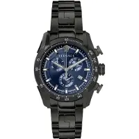 Versace Herreur VE2I00521 V Ray Blå/Stål Ø44 mm