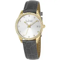 Jacques Lemans Dameur LP-133K La Passion Sølvfarvet/Læder Ø35 mm