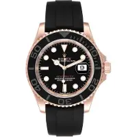 Rolex Herreur 126655-0002 Yacht-Master 40 Sort/Gummi Ø40 mm