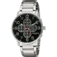 Akribos XXIV Herreur AK810SSB Sort/Stål Ø42 mm