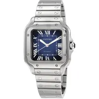 Cartier Dameur WSSA0063 Santos de Blå/Stål Ø35 mm
