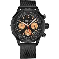 Stührling Original Herreur 669M.05 Monaco Sort/Stål Ø42 mm