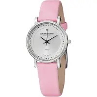 Stührling Original Dameur 734L.01 Sølvfarvet/Læder Ø29 mm