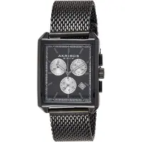 Akribos XXIV Herreur AK918BK Sort/Stål