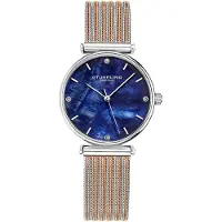 Stührling Original Dameur 3927.2 Classic Blå/Rosaguldtonet stål