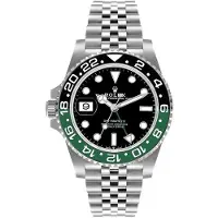 Rolex Herreur 126720VTNR-0002 Gmt-Master Ii Sprite Sort/Stål Ø40 mm