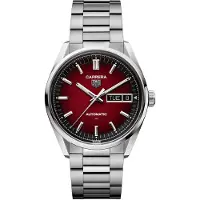 TAG Heuer Herreur WDA2113.BA0043 Carrera Rød/Stål Ø41 mm