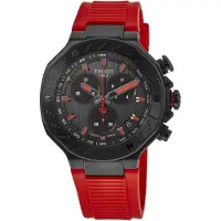 Tissot Herreur T141.417.37.061.01 T-Race Grå/Gummi Ø45 mm