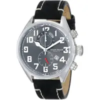 Akribos XXIV Herreur AK706SSB Essential Grå/Læder Ø46 mm