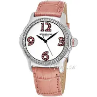 Stührling Original Dameur 592.03 Vogue Chic Hvid/Læder Ø38 mm