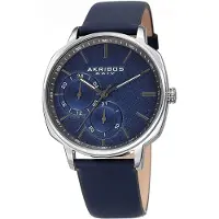 Akribos XXIV Herreur AK1022BU Blå/Læder Ø42 mm