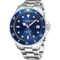 Stührling Original Herreur 792.02 Aquadiver Regatta Blå/Stål Ø42