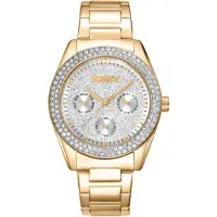 DKNY Dameur DK1L078M0025 Chambers Multi Glitz Sølvfarvet/Guldtonet