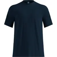 Odlo - Trail running tøj - Cubic Light Tee M Dark Sapphire til Unisex - Størrelse L - Flåde