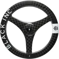 Black Inc Three Disc Tubeless Landevejscyklens Forhjul