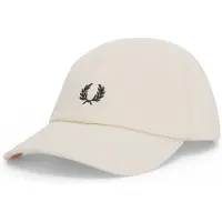 Fred perry Fred Perrytil mænd. HW2295 Klassisk beige piqué-kasket (OSFA), Casual, Bomuld