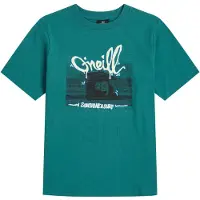 O'Neill Shirts 'Slub' mørkegrøn / perlehvid