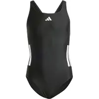 Adidas Badedragt - 3S BLD - Sort m. Logo - - 8 år (128) - Badetøj