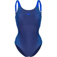 Arena Badedragt 'Side Placement U Back' navy / turkis