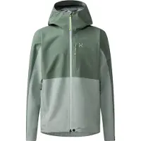 Haglöfs - Vandretøj - Front Proof II Jacket M Chlorophyll Green/Dew Green til UnisexUld - Størrelse XL - Grøn