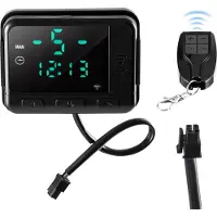 Vevor Diesel Luftvarmerregulator, DC5V Universal Diesel Luftvarmerregulator Termostatafbryder, Parkeringsvarmere Controllere med LCD-display og fjernbetjening, Passer til 2KW/5KW/8KW Dieselvarmere