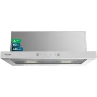 Cecotec Bolero Flux Tlt 604400 Teleskopisk Emhætte 60 Cm