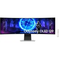 Samsung Odyssey OLED G9 S49DG954SU - G95SD Series - OLED-monitor - Smart - gaming - kurvet - 49 - 5120 x 1440 Dual Quad HD @ 240 Hz - 250 cd/m² - 10