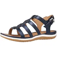Geox Dame Vega Fisker Sandaler Mørke Jeans Dk Jeans
