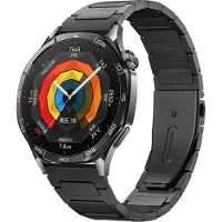 INF Premium 22mm Sort Titanium Alloy Urrem - Universal Pasform