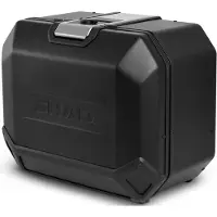Shad Sidekuffert Terra Aluminium 47L Sort, venstre brun