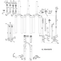 RockShox Mo-co Lyrik Fjernbetjent Dæmper