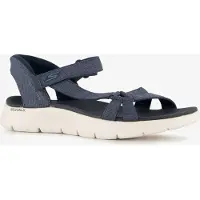 SKECHERS Skecherstil kvinder. 141481 Sandalias Slip-ins: GO WALK Flex - Illuminate marineblå (39), Fast, Velcro, Casual, Sport, Badetøj, Multisport