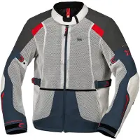 IXS Tourster-Bigair 1.0 Tekstiljakke Grå/Blå/Rød 3XL