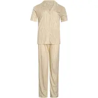 Dagi Pyjamas mørkebrun / khaki / sort