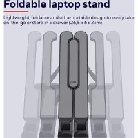Trust Computer Products Trust Primo - Stander til notebook - kan foldes - op til 16 - grå