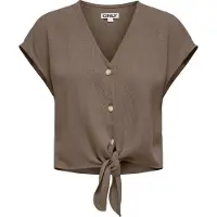 ONLY Bluse 'ONLSIESTA' mokka