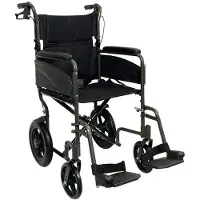 Seniorshop Ultra let og kompakt transportkørestol