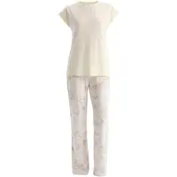 Dagi Pyjamas lysegul / lyseorange / offwhite