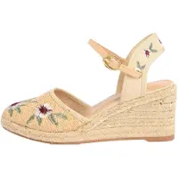 Lipsy Sandaler creme / nude / grøn / mørkerød