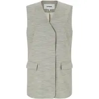 Soft Rebels Vest ' SRElliey ' lysegrå